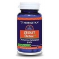 Zeolit Detox (60 cps.) - supliment alimentar cu efect detoxifiant, antioxidant, antiviral si imunostimulator