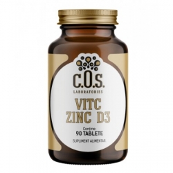 Vitamina C+Zinc+Vitamina D3 90 tablete C.O.S. Laboratories - 
