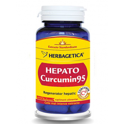 HEPATO CURCUMIN 95 (30 cps) - Protejează şi detoxifică celulele ficatului