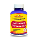 Inflanat Curcumin 95 (120 cps) - Susţine sistemul respirator