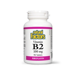 VITAMINA B2 – Riboflavina – 100 mg – 90 tablete