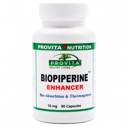 BIOPERINA (BIOPIPERINA) Mareste gradul de absorbtie al suplimentelor nutritive