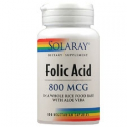 FOLIC ACID 800mcg Ajuta la functionarea normala a sistemelor nervos, imunitar si circulator.