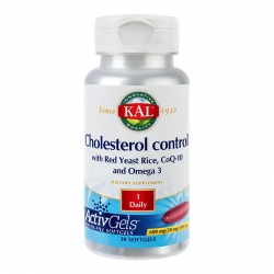 Cholesterol Control Red Yeast Rice cu Coenzima Q10 si Omega 3