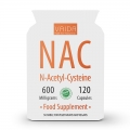 NAC (N-Acetil-Cisteină) 600 mg– supliment alimentar antioxidant şi detoxifiant 